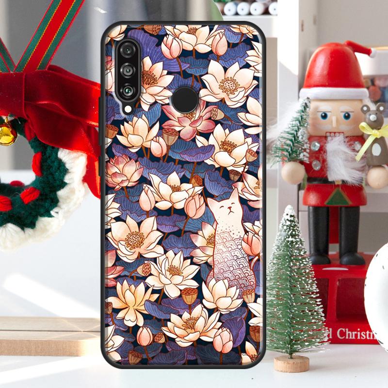 Lotusblume Für Huawei Nova 7i 8i 11i 12i 12s Y73 Y70 Y90 Y60 Y72 Y61 Y91 9 10 SE P30 Pro P40 Lite Hülle