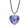 Anime Bracelet Wristband Nacklace Beaded Heart Pendant Cute Cosplay Jewelry Set Accessories Party Gifts for Fans Kids Girls