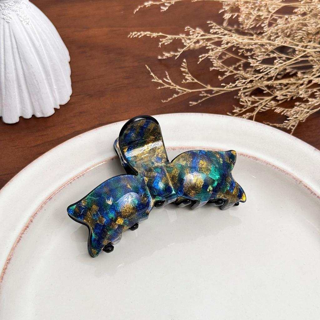 Fashionable And Chic Colorful Bowknot Hair Claw Clip For Stylish Head Accessories