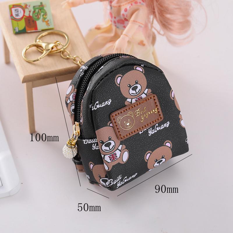Creative Bear Mini Backpack Keychain & Coin Purse – Japan & South Korea Design