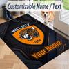 Custom Text Printed Rug Hull FC Non Slip Floor Carpet For Home Room Decor