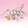 New In Stock Cute Black Leather Kt Cat Jewelry Pendant Blind Box University Kt Cat Phone Case Hanging Decoration Surprise Gift