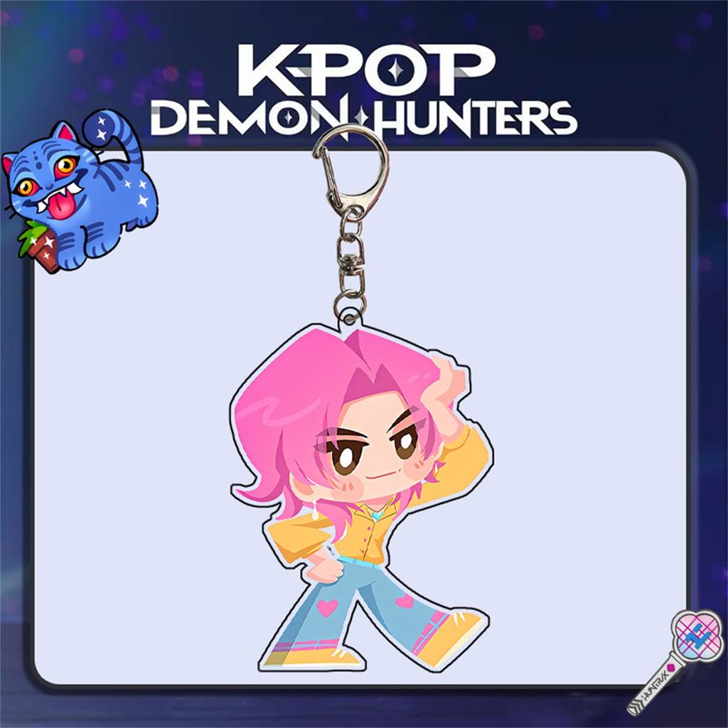 Cartoon Anime Movie Transparent Acrylic Keychain Pendant, Exquisite Gift Hanging Accessories For Backpacks
