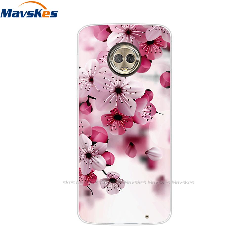 Silicon Case For Moto G6 Plus Case Full Protection Soft Tpu Back Cover On For Motorola MotoG6 G6 Play Bumper Phone Shell Coque