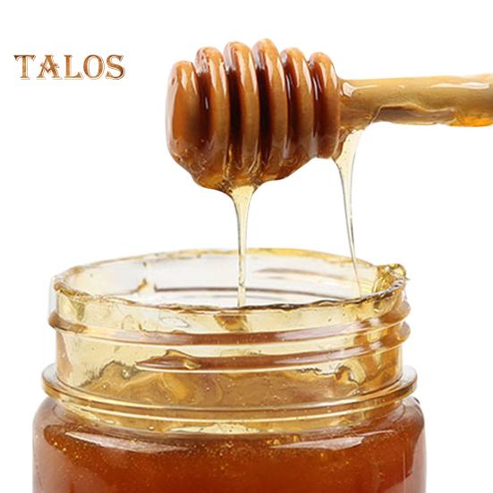 2/4Pcs Wooden Honey Mixing Stirrer Reuse Honey Dipper Sticks Honey Comb Stick Honey Spoon Burr-free Honey Stirring Tool for Honey Syrup Jam