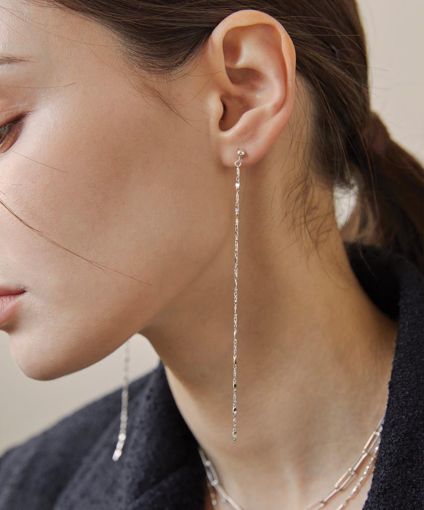 Dmoment Li Drop 925 Silver Earring