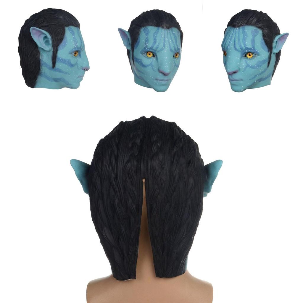 Bezaubernde Avatar The Way Of Water Latex-Kopfbedeckung