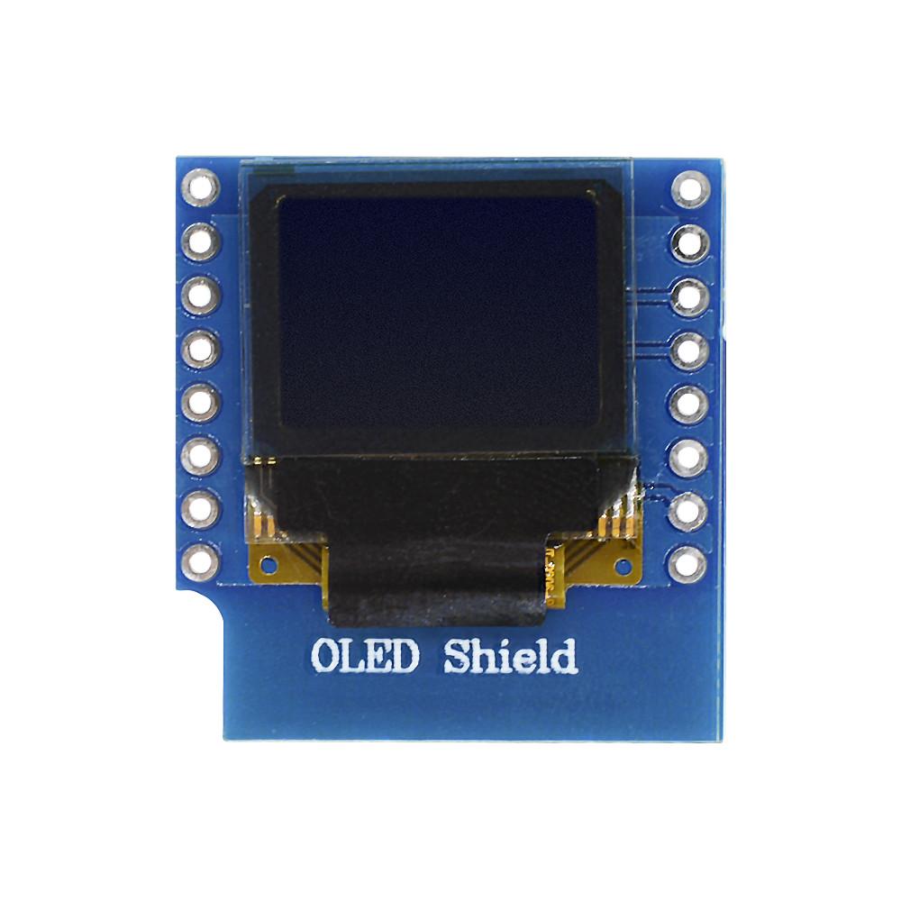 OLED Escudo Adecuado para Wemos 0,66 pulgadas 64x48 IIC I2C 128x64 Resolución OLED Escudo Adecuado para Wemos 0,66 pulgadas 64x48 IIC I2C 128x64 Resolución