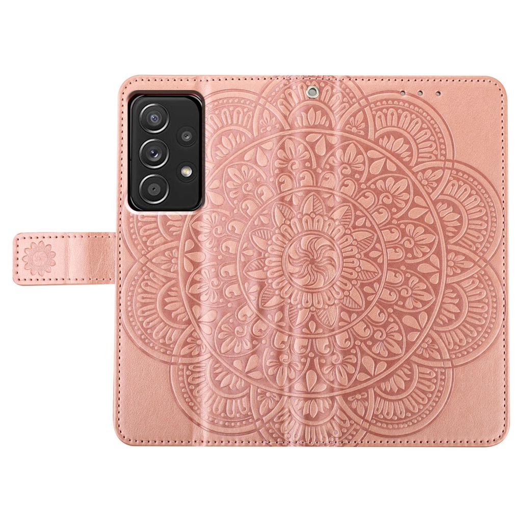 Pour Samsung Galaxy A73 5G Étui en Cuir Porte-Cartes Support Portefeuille Housse de Téléphone