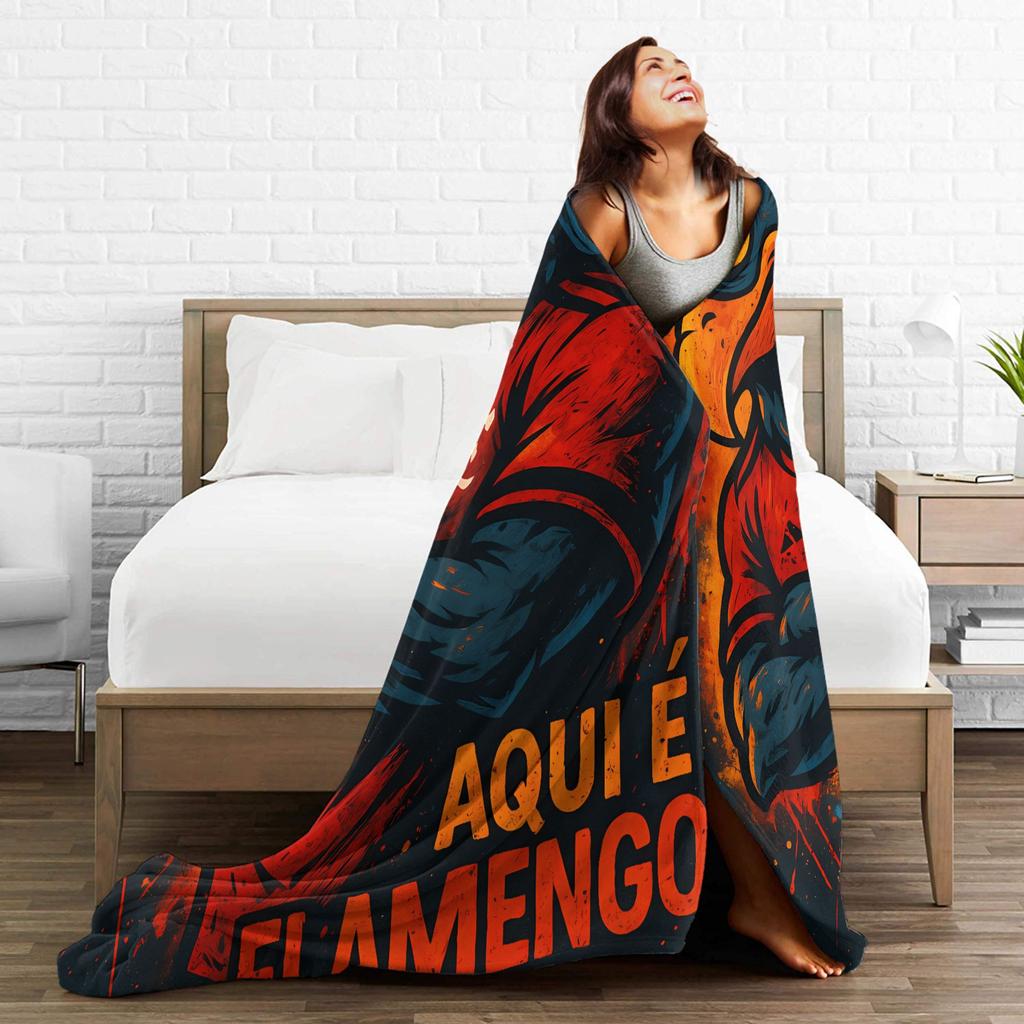 Warm Soft BlanketChildren Travel Flamengos Bedding Throws  Flannel Bedspread For Couch Bed Funny Sofa Bed Cover