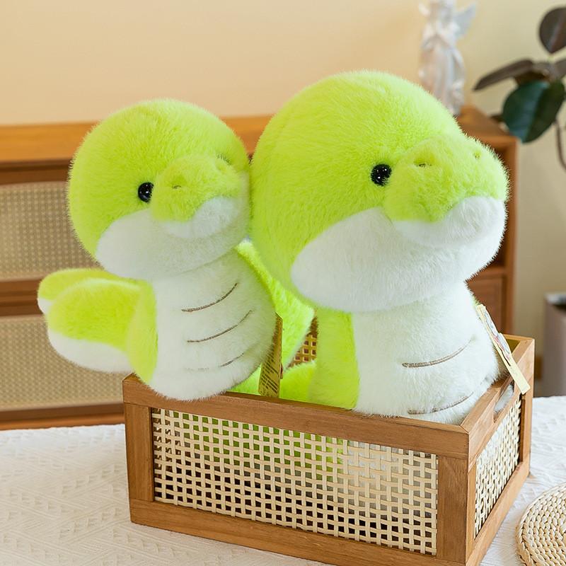 The Year Of Snake Mascot Plush Toy Cartoon Stuffed Animal Doll Gift Decoration