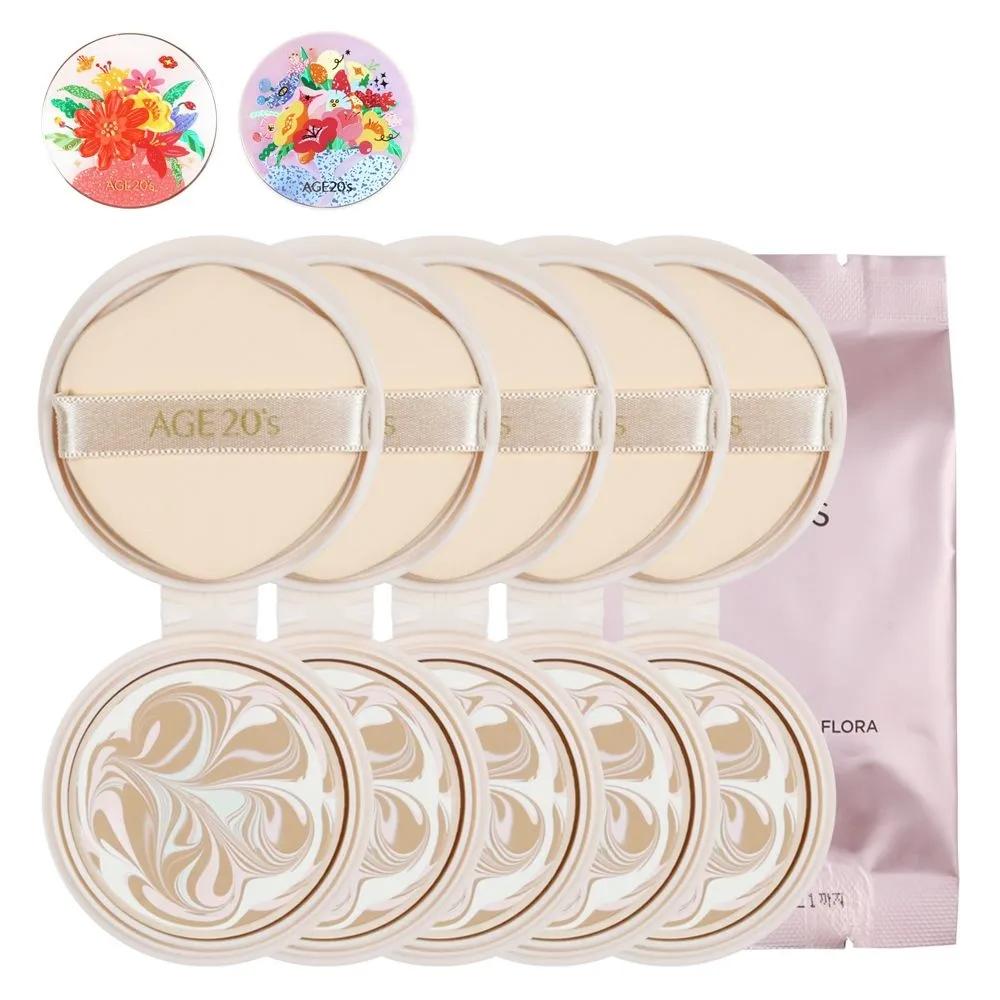 AGE20s Pact Essence Cover Pact Latest Flora Edition 5 Refills Flora No. 21 5 Refills