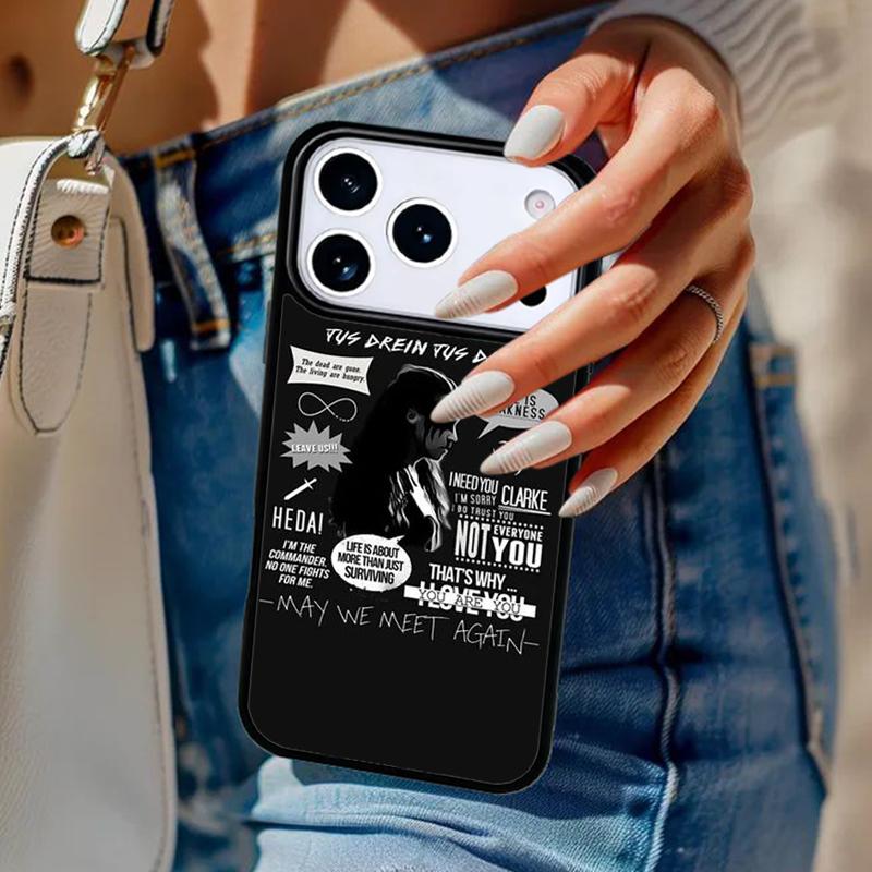 THE 100 TV SERIES LEXA HEDA Phone Case For iPhone 17 Air 14 15 13 12 Max Cover For Apple 16e 11 Pro Max Plus Coque