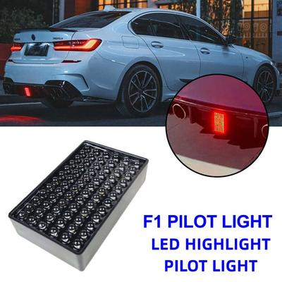 F1 Style 72 LED Rear Tail Lights Strobe Flashing Tail Stop Light Rear Brake Lamp LED Indicator
