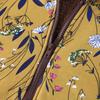 Womens Winter Warm Outwear Floral Print Hooded Pockets Vintage Oversize Coats