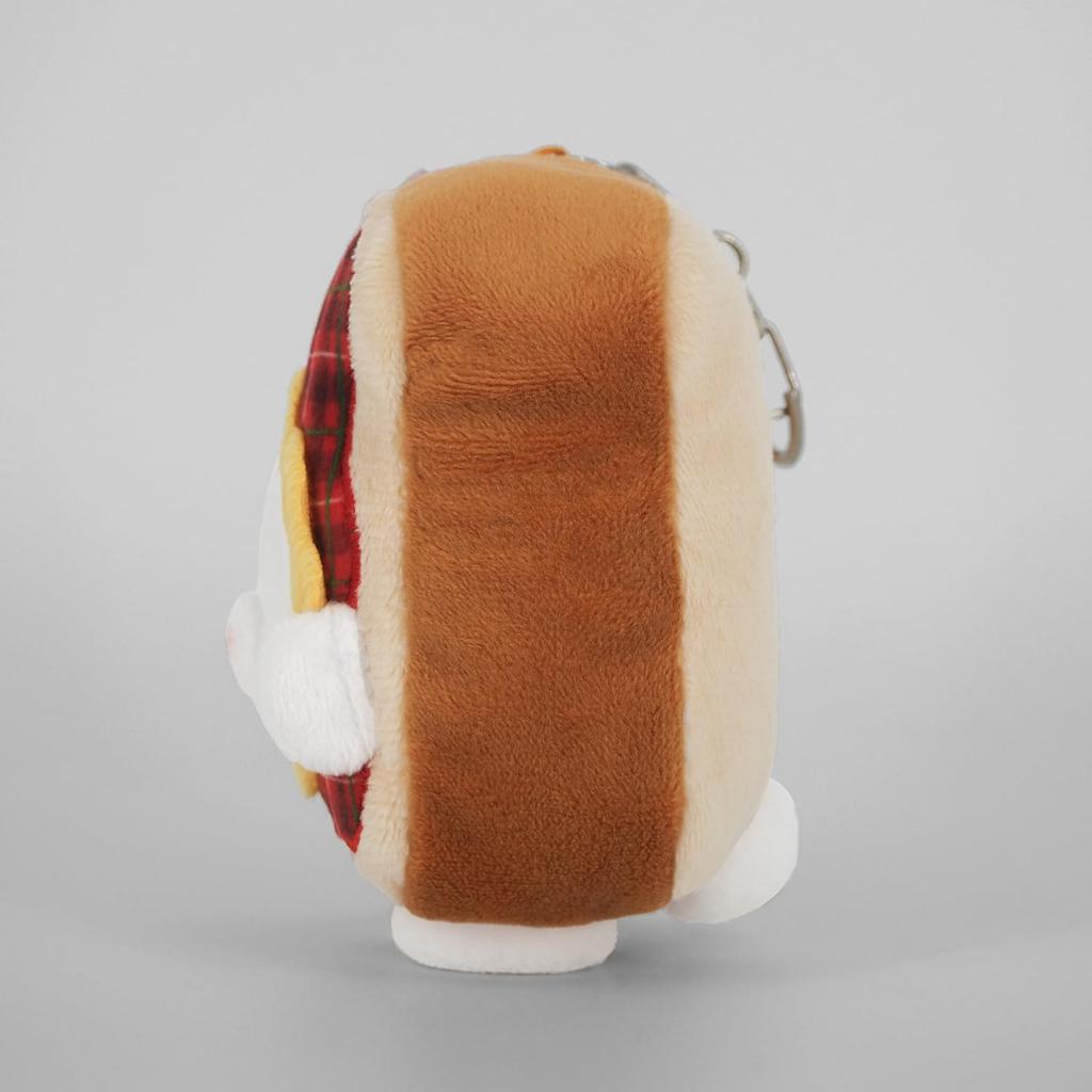 Sanei Boeki mottk Try it morning Mascot Plush Toy, Size: Approx. W9.5 x D6.5 x H10cm, MK04