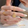 Sunflower Necklace New Popular Retro Exquisite Temperament Niche Design High-end Clavicle Chain