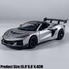 1:32 Chevrolet Corvette C8 Zr1X Track Enhanced Version Supercar Alloy Metal Diecast Model Car Simulation Miniature Holiday Gifts