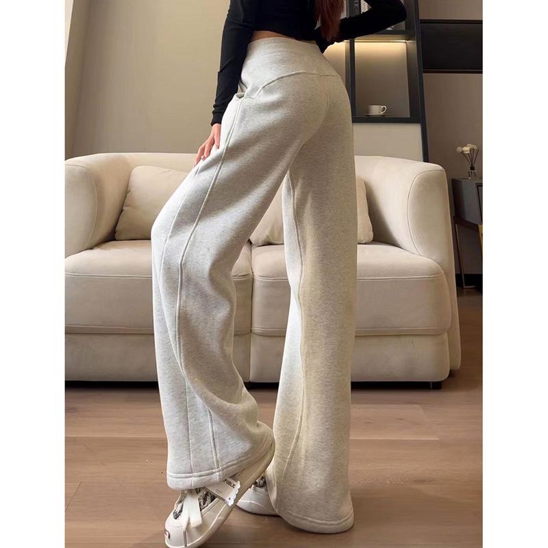 

Утягивающие спортивные штаны Micro Horn Wide Leg с высокой талией и драпировкой S