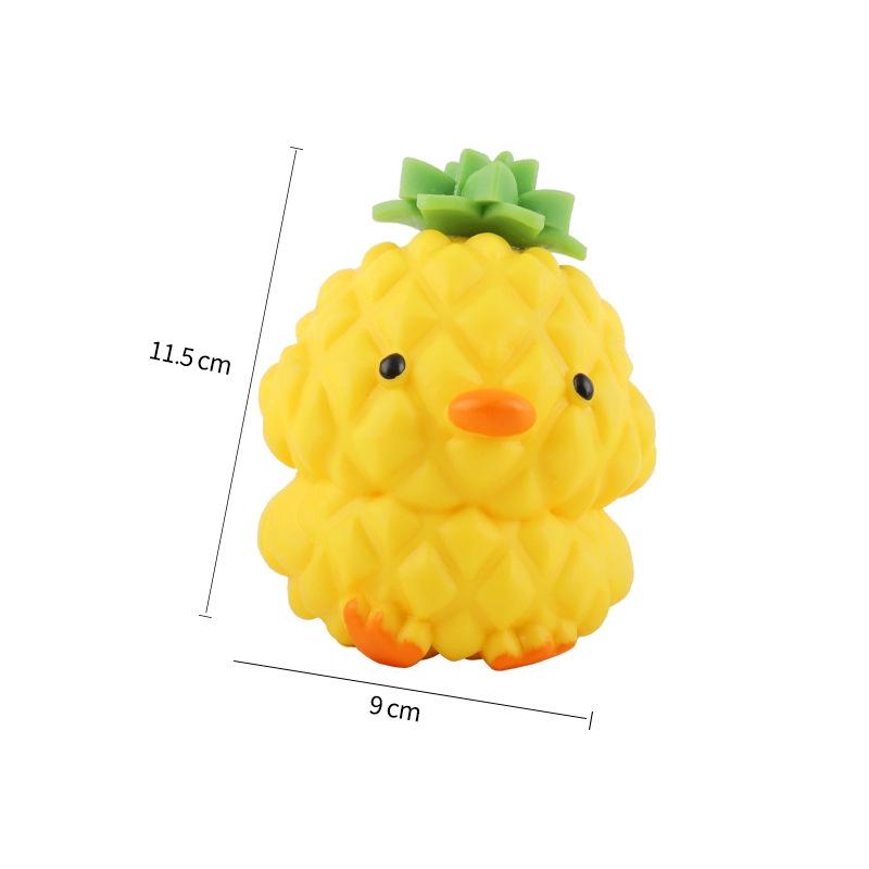 

Creative Novelty Kawaii Pineapple Duck Fidgeting Kids Baby Toy Cute Ornament Artifact Slow Rebound Kids Birthday Present Sensory