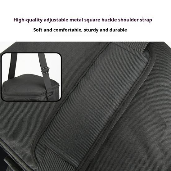 Speaker Storage Bag Travel Carrying Case with Shoulder Strap Zipper Closure Shockproof