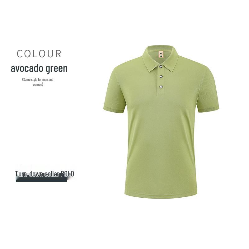 Custom Logo Corporate Polo Shirt, Unisex Summer Style, Lapel, Short Sleeve, Embroidered Workwear