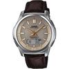 CASIO WAVE CEPTOR Wristwatch WAVE CEPTOR Radio-controlled Solar WVA-M630L-9AJF Men's Brown