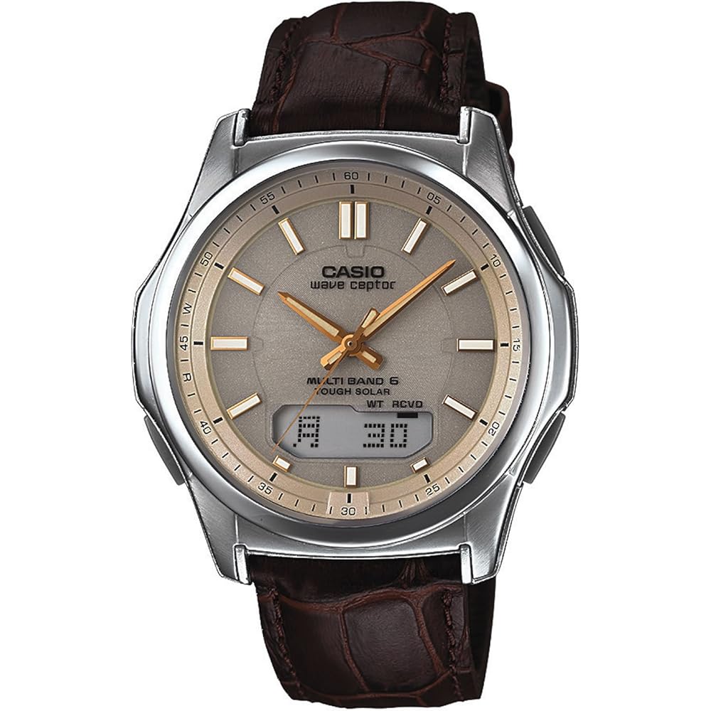 [CASIO] CASIO WAVE CEPTOR wristwatch WAVE CEPTOR radio-controlled solar WVA-M630L-9AJF men s brown