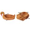 Multistyles Storage Rattan Woven Tea Tray  Restaurant Serving Tabletop Display