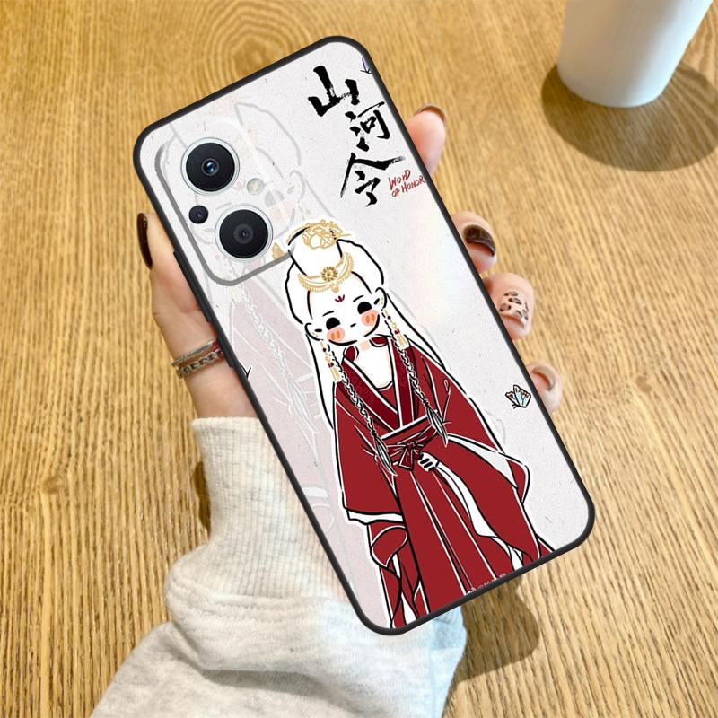 WORD OF HONOR Shan He Ling Cartoon Funda For OPPO Reno 7 8 Lite 14 F 13F 12F 11F 13 12 11 10 Pro OPPO Find X9 X8 X6 X5 Pro Case