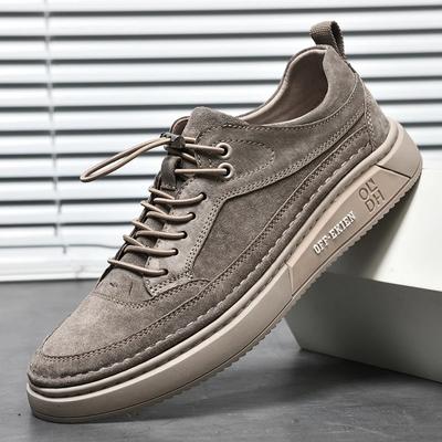 Pantofi pentru bărbați, la modă, pantofi din piele naturală, respirabil, toamnă, cu șireturi, pantofi comozi, pantofi în aer liber, pantofi pentru bărbați.