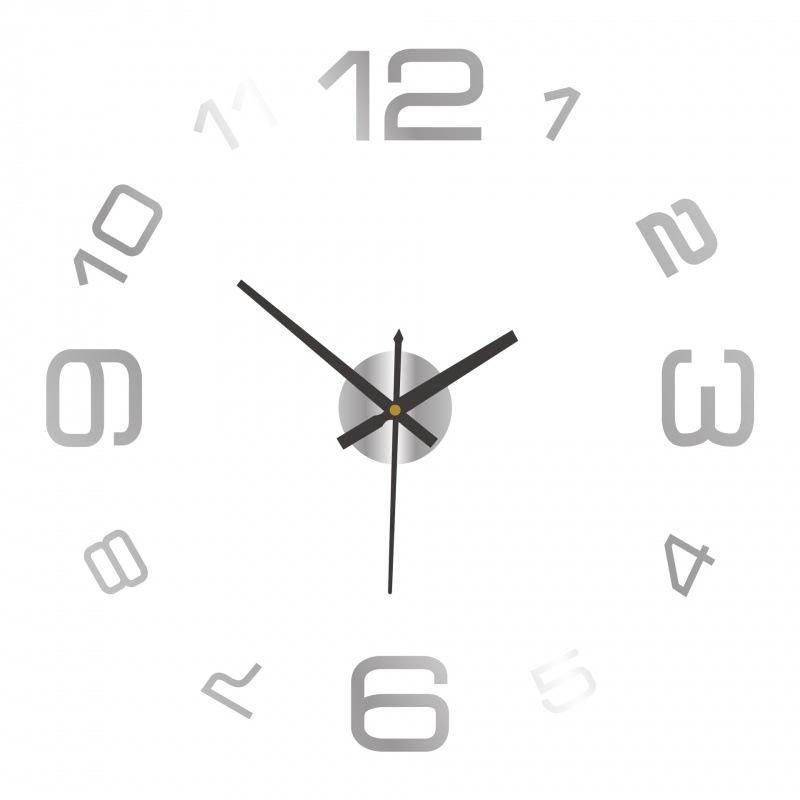 

Современные и простые, без отверстий, креативные цифровые часы, акриковые настенные часы для гостиной, настенные часы для спальни, декоративные настенные часы luminous