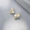Butterfly Geometric Stud Earrings for Women Simple Temperament Party Jewelry Accessory for Girls