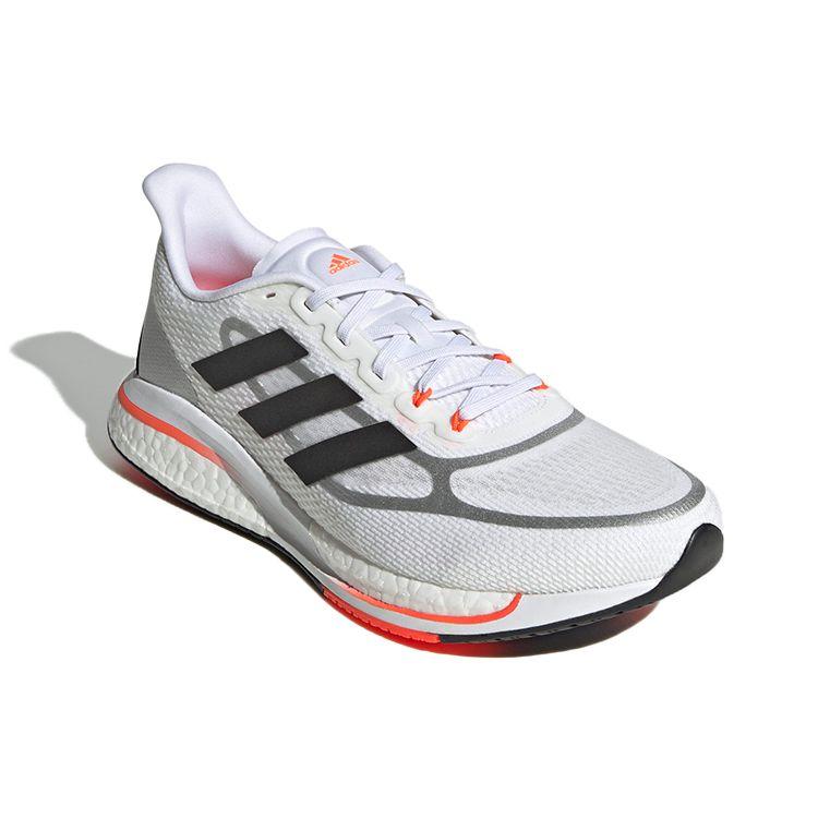Adidas Supernova+ White Solar Red Men Sneakers Cloud-White Core-Black FY2858