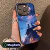 Luna Moon Cat Mobile Phone Case for iPhone 17 16 15 14 13 12 11 Air Pro Max Plus MagSafe Translucent Colorful Cover Cover Pretty