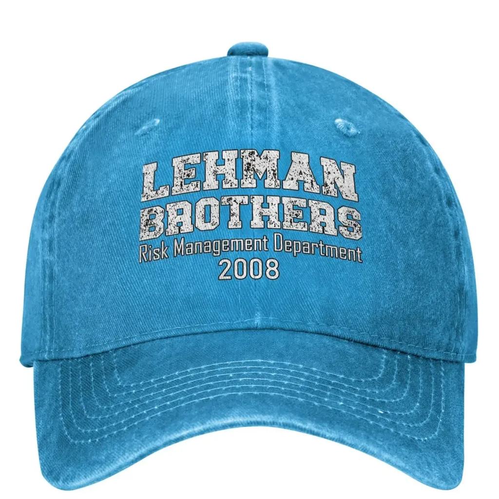2026 Lehman Brothers Casual Baseball Cap Spring Risk Management Department 2008 Trucker Hat Sun Visor Outdoor Sports Hip Hop Hat