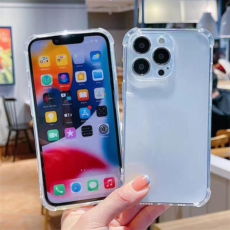 Sturzsichere Stoßfeste Hülle Für iPhone 17 16 15 14 13 12 11 Pro Max Mini 8 7 6 6S Plus SE Für iPhone 17 Air TPU Transparente Abdeckung
