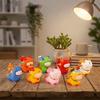 Chinese Style Sheep Desktop Ornament Kawaii Fortune Sheep Figure  Desktop Decor