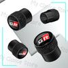 4Pcs/Set GR Sport Logo Car Styling Wheel Tire Valve Air Caps Stem Dustproof Cover For Toyota GR Gazoo Racing Sport Prius Camry