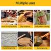 6-12pcs High Manganese Steel Engraving Knife with Wooden Handle Professional Handmade Wood Carving Chisel Tools Kit