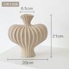 Creative Ceramic Vase Living Room Desktop Ornament  Sculpture Model  Flower Arrangement Dried Flower Retro Decor Vase Home Decor