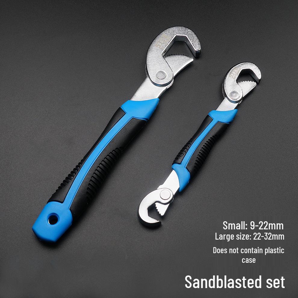 Universal Multi-functional Adjustable Pipe Wrench with Large and Small Jaw Openings