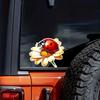 Red Beetle Ladybug Car Sticker Vinyl Decal Waterproof Rear Window Motorcycle Camper Bumper Truck Laptop Decoration TM391
