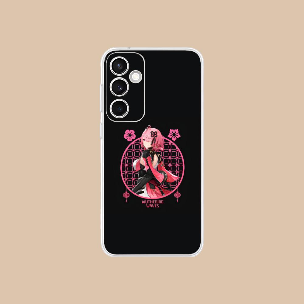 Wuthering Waves Taoqi Mobile Phone Case for Samsung Galaxy S25 S24 S23 S22 S21Plus FE Ultra Clear Colorful Cover Pretty Luxury