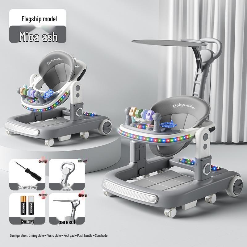 

2024 Многофункциональные детские ходунки: Машина-каталка для обучения ходьбе