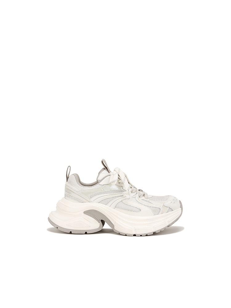 

[Su Yinyin] Busan Girl~ Ultra-light 8cm height-increasing thick-soled mesh breathable sports and leisure shoes, female dad shoes 40