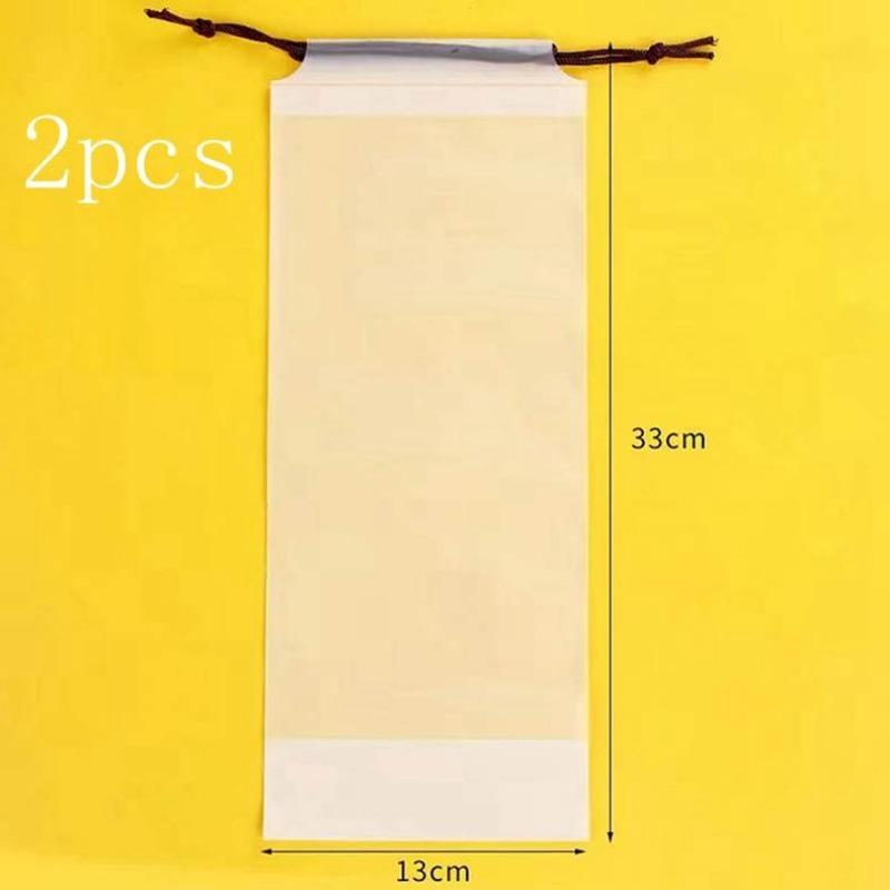 2Pcs/4Pcs  Umbrella Waterproof Drawstring Pocket Umbrella Clear Storage Bag