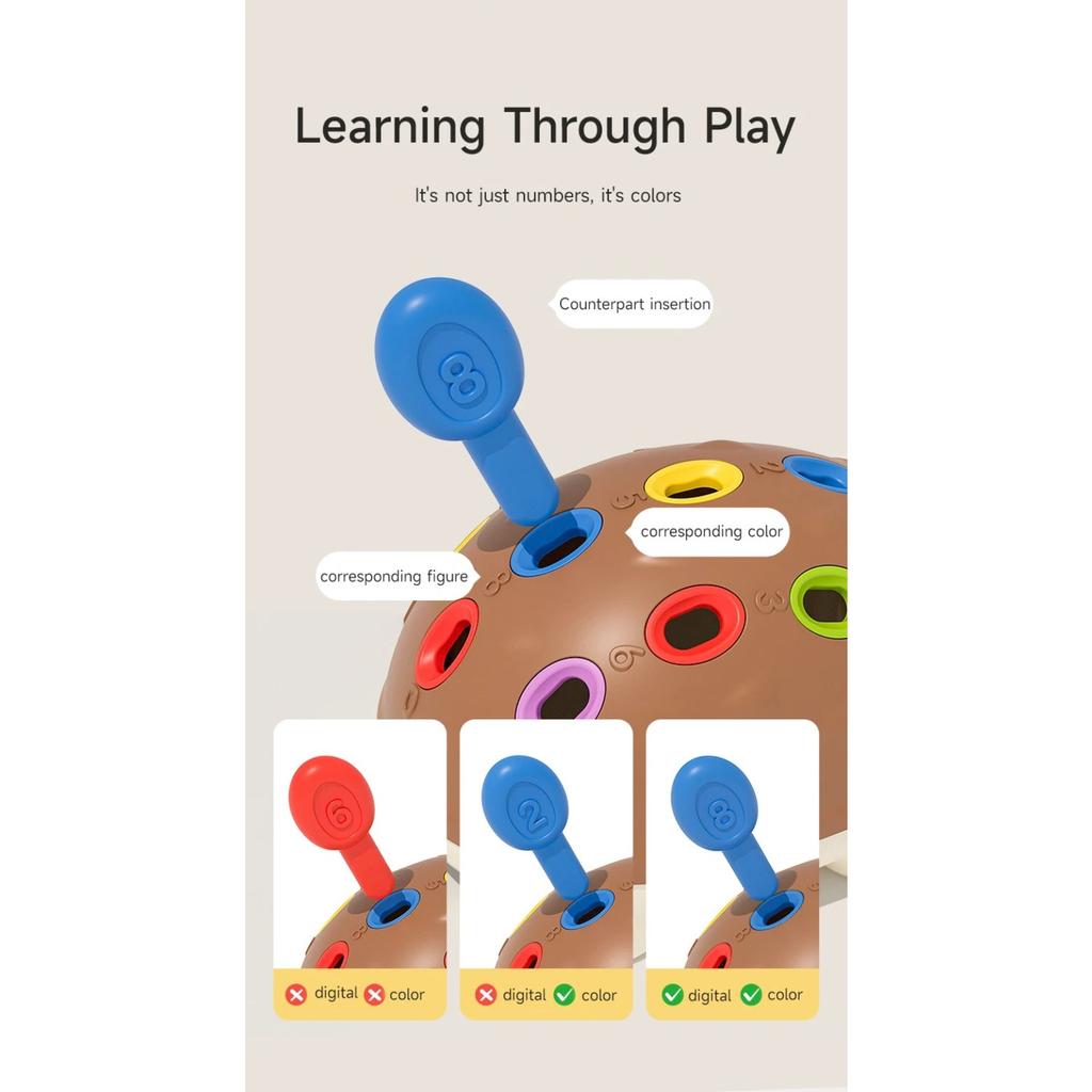 Montessori Fine Motor Hedgehog Toys Early Education Cultivate Children Concentration Toys Portable Journey Puzzle Game Toys Gift