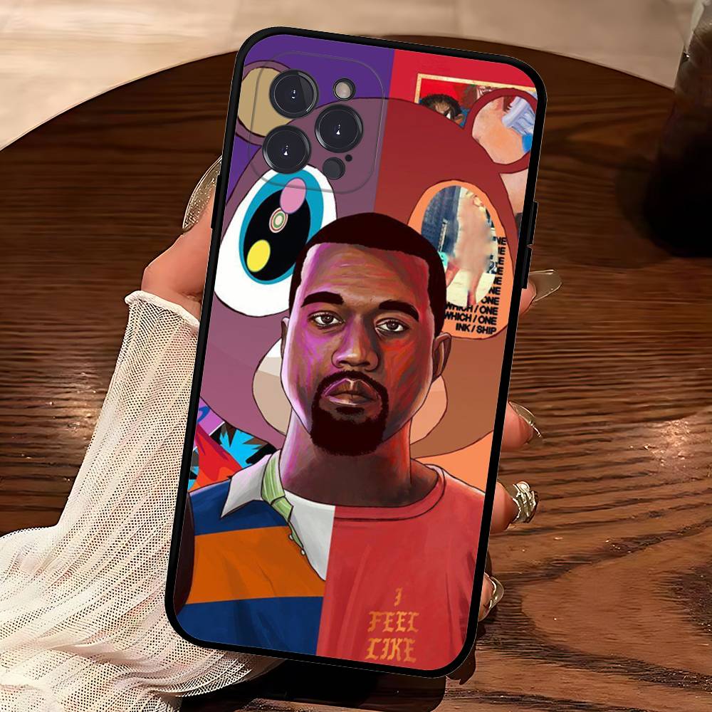 Rapper Kanye West YE Phone Case For IPhone 17 16 14 15 13 12 11 Pro Max Plus Silicone Soft Cover