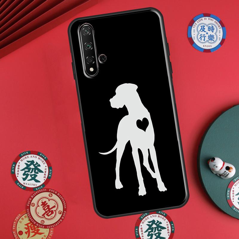 

Great Dane Dog Watercolor For Huawei P20 P30 P40 Lite P60 Pro Nova 12i 11i 8i 12s 9 10 SE Y90 Y60 Y70 Y72 Y61 Y91 Case Huawei Nova 12i